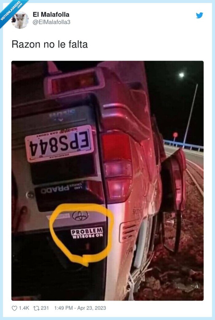 problem,pegatina,coche,accidente