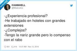 Enlace a La mejor respuesta en una entrevista, por @Mubrutico