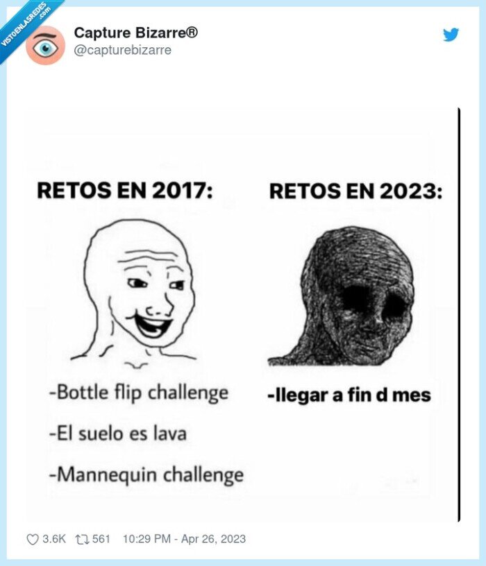retos,2017,2023,llegar a fin de mes