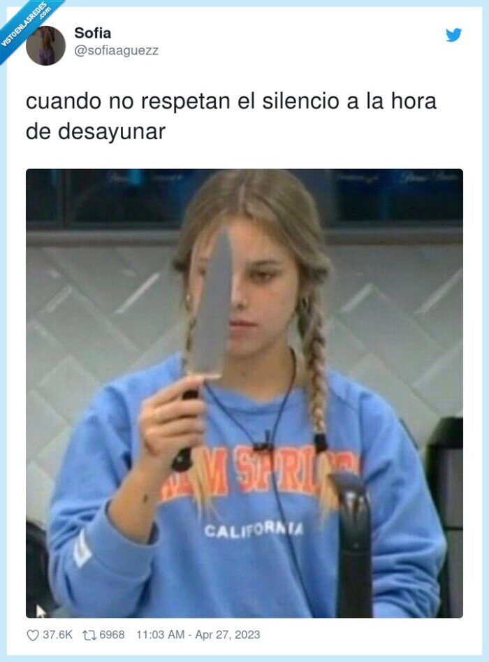 desayunar,silencio,respetar