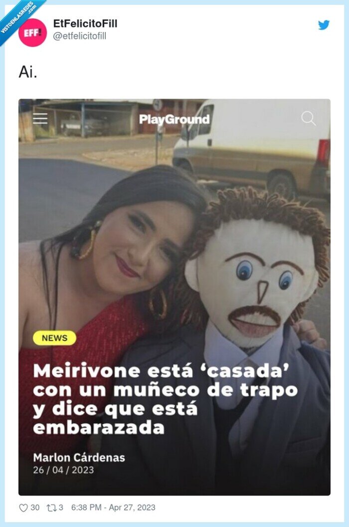 casada,muñeco,trapo,embarazada,meirivone