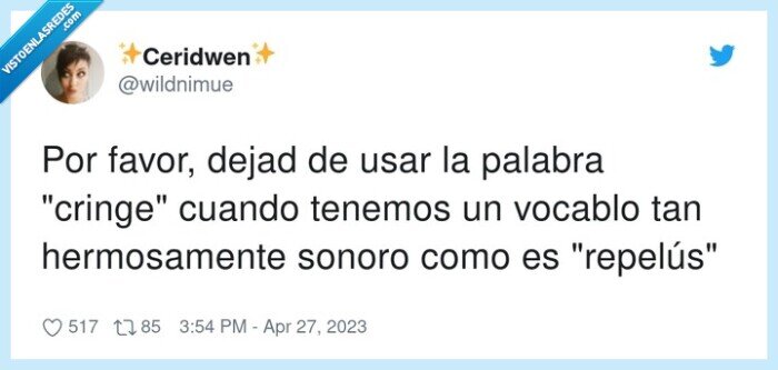 repelús,palabra,vocablo,cringe