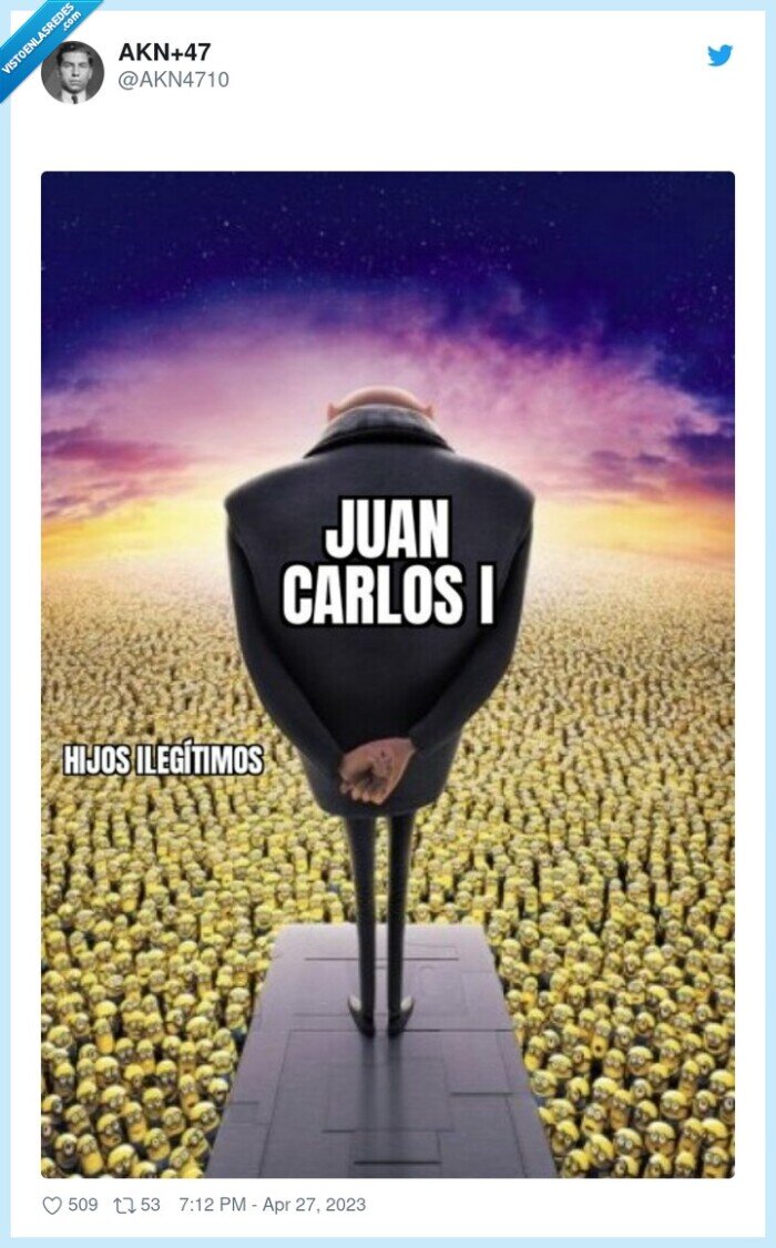 juan carlos,juancar,rey,hijos,gru,minions