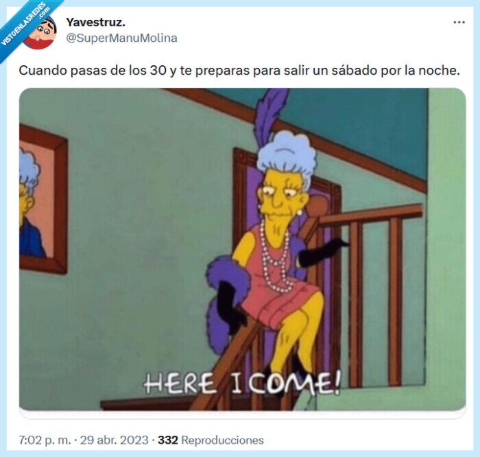 los simpson,salir,30,sábado,noche