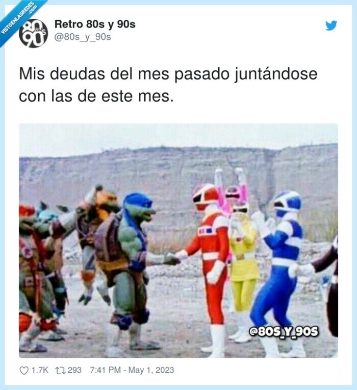 juntándose,deudas,pasado,mes,power rangers,tortugas ninja