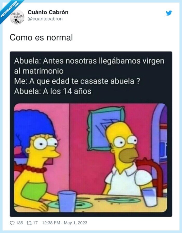 casarse,abuela,joven,simpson