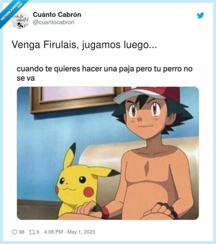 firulais,jugar,pikachu,ash