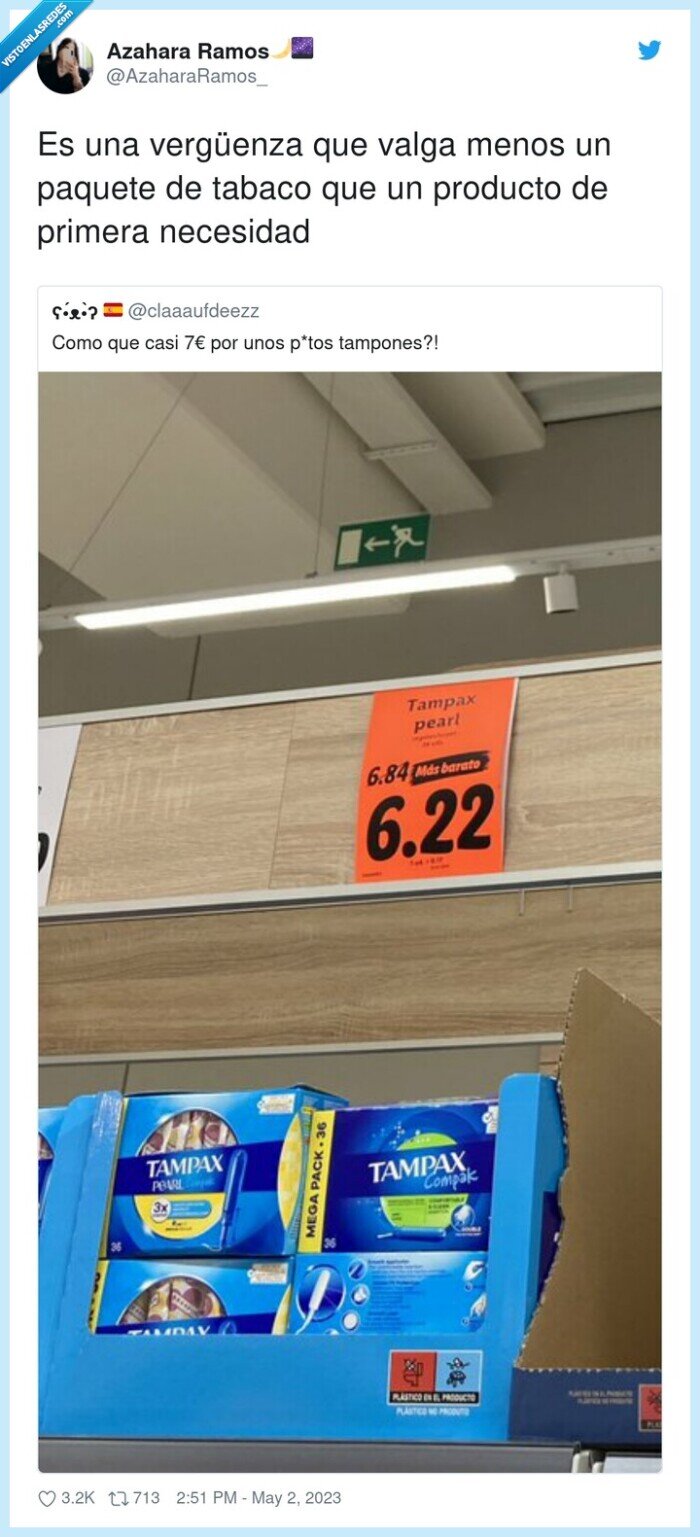 vergüenza,necesidad,producto,paquete,tampax,tabaco