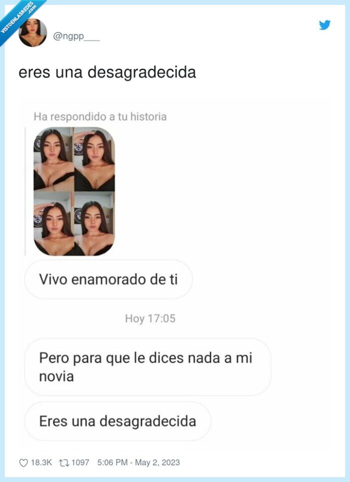 desagradecida,enamorado,novia,chivata