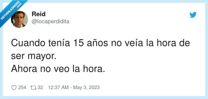 joven,cegato,hora,ver