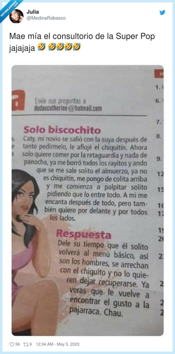 superpop,respuesta,consultorio