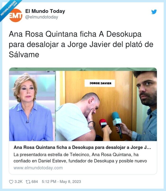 desalojar,ana rosa quintana,desokupa,sálvame,jorge javier,plató
