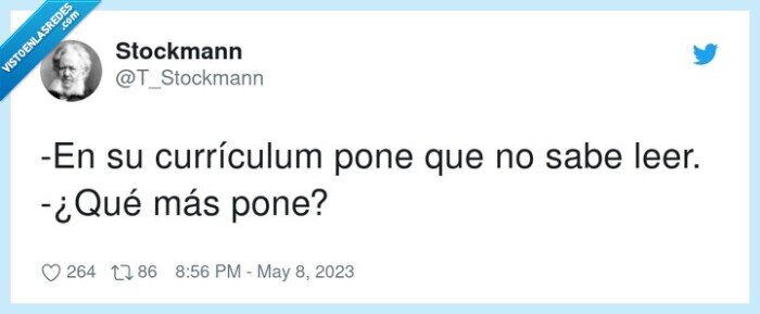 currículum,poner,saber leer