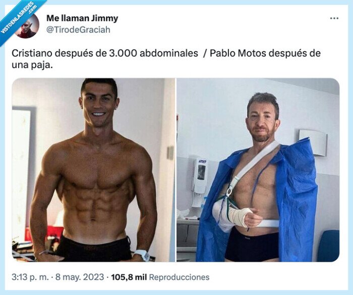 abdominales,cristiano,pablo motos,3000