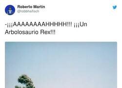Enlace a Un Treeranosaurio Rex  , por @robbhaifisch