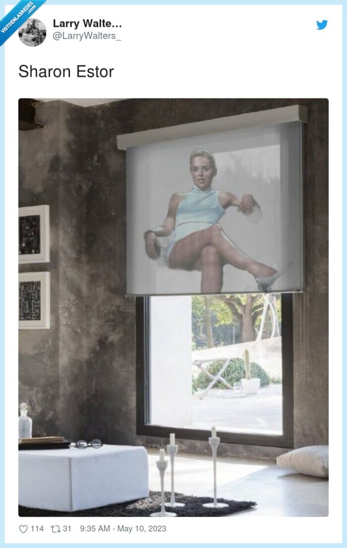 sharon stone,estor,cortina