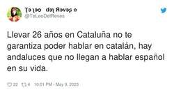 Enlace a No nos hace falta hablar español porque hablamos un perfecto andaluz. Gracias por darnos la razón, por @TeLeoDelReves