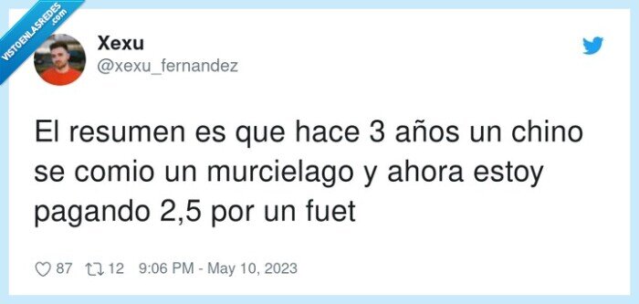 murcielago,resumen,pagar,fuet,chinos,inflación