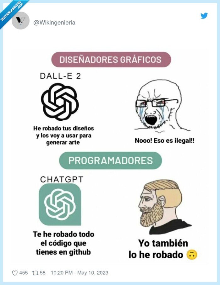 ai,inteligencia artificial,robar,codigo,diseños