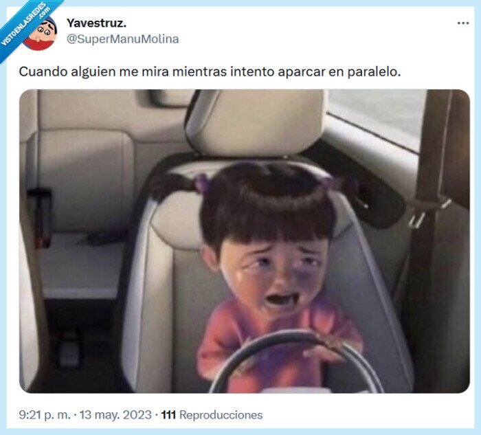 paralelo,aparcar,monstruos sa,mirar