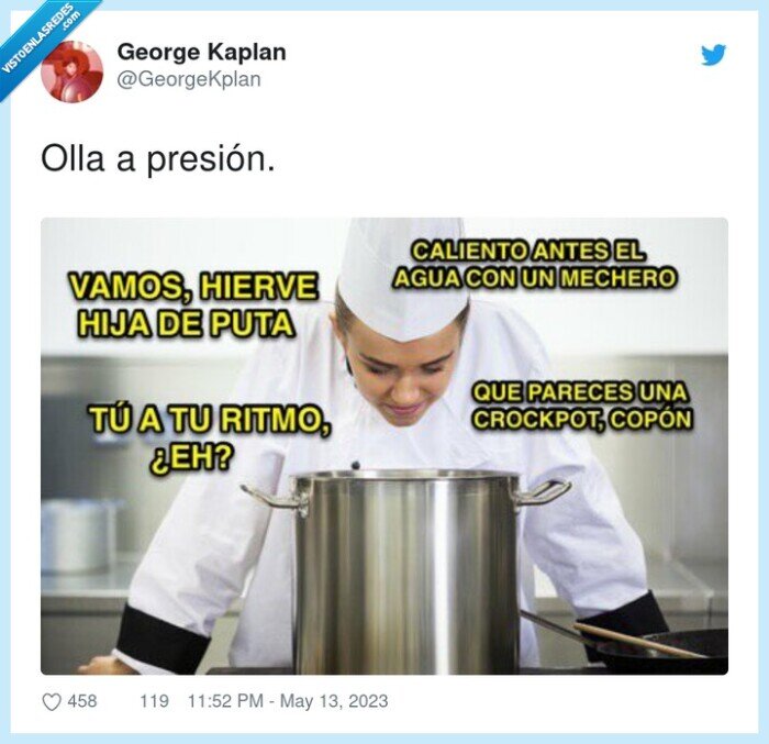presión,olla,presionar