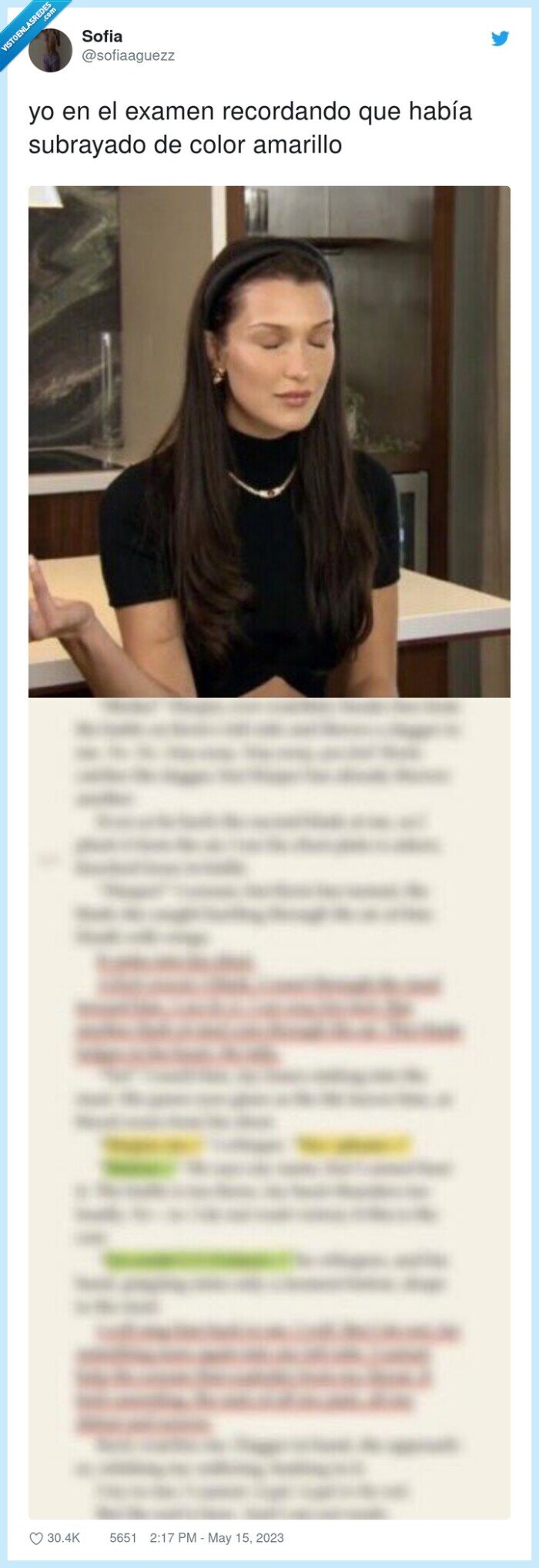 recordando,subrayado,amarillo,examen,color