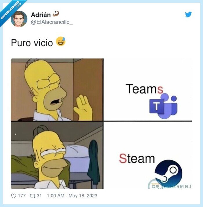 vicio,puro,steam,teams