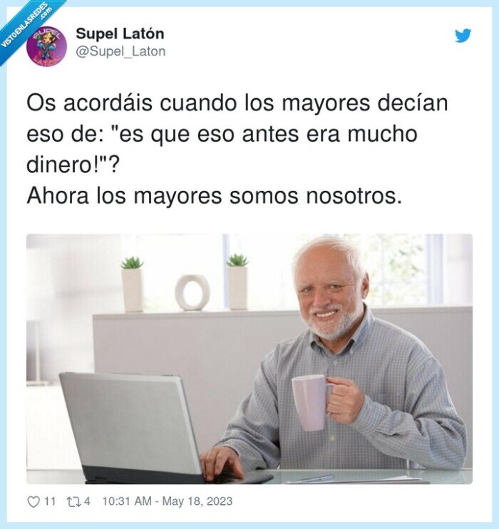 nosotros,mayores,costar,caro,dinero