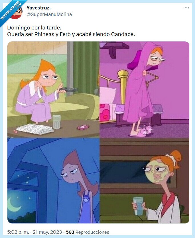 domingo,phineas y ferb,candance,tarde