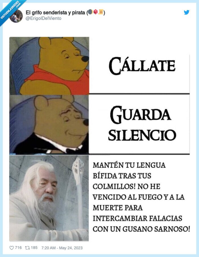 winnie the pooh,gandalf,callar