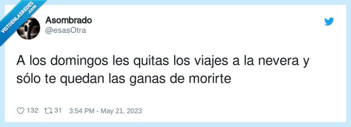 domingos,morirte,viajes,nevera