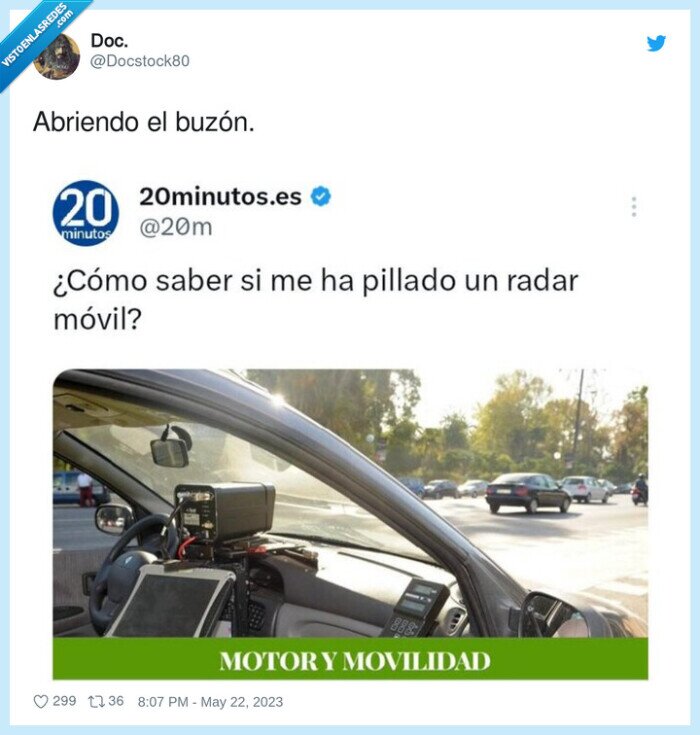 abrir,buzon,radar,multa