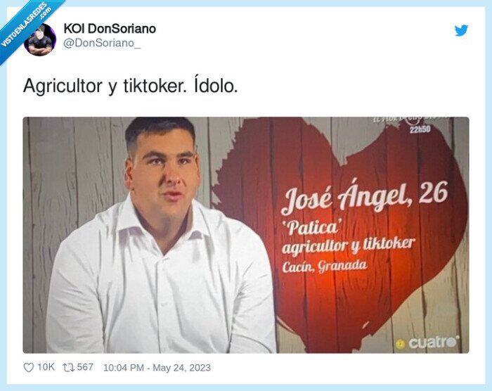 agricultor,tiktoker,ídolo,patica,first dates