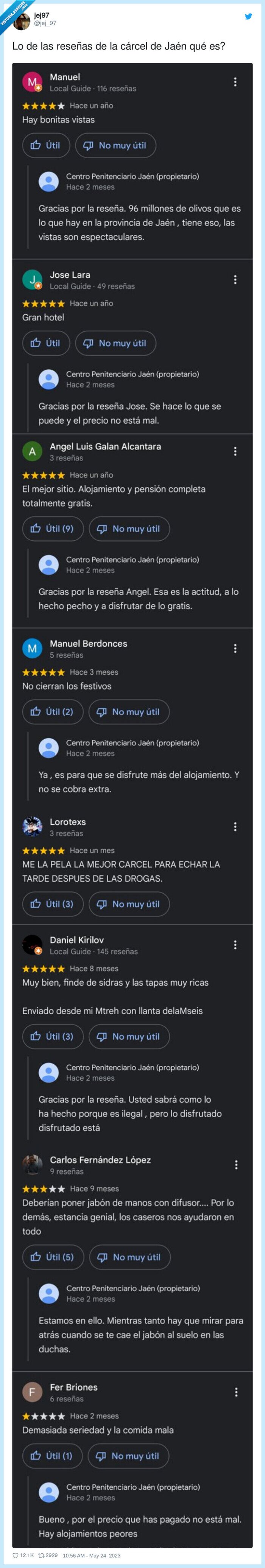 reseñas,cárcel,jaén