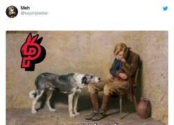 Enlace a Ojalá tuviera perro para que me hiciera entrar en razón, por @sayorijoestar