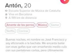 Enlace a Presentación por todo lo alto de Antón en Tinder, otro que no sabe ligar