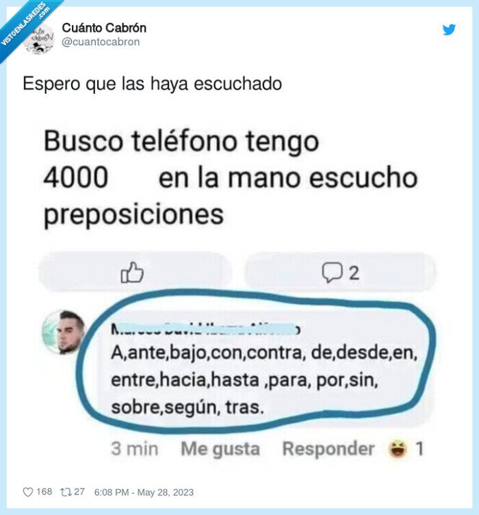 escuchar,telefono,4000,preposiciones