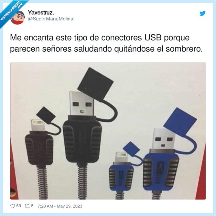 conectores,sombrero,usb,saludar