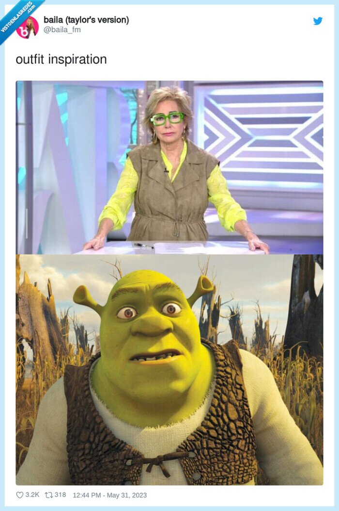 inspiration,outfit,ana rosa quintana,shrek
