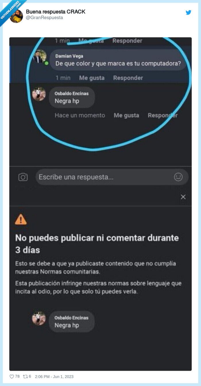 insulto,negra,hp