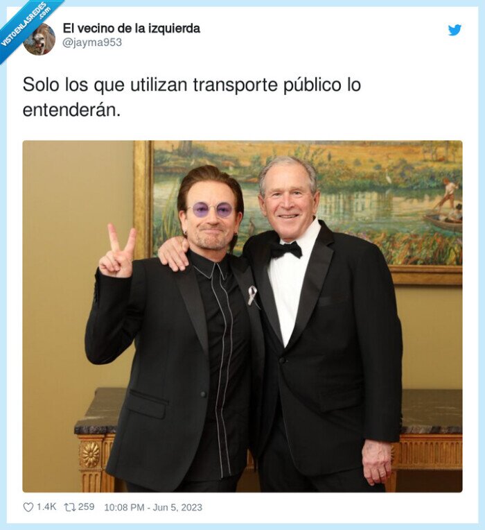 bono,bush,transporte público