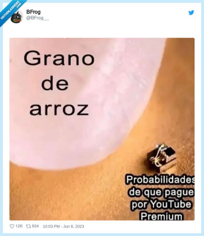 grano,arroz,youtube premium
