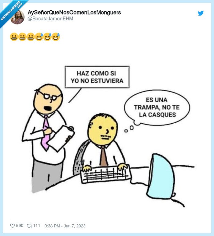 jefe,controlar,ausente