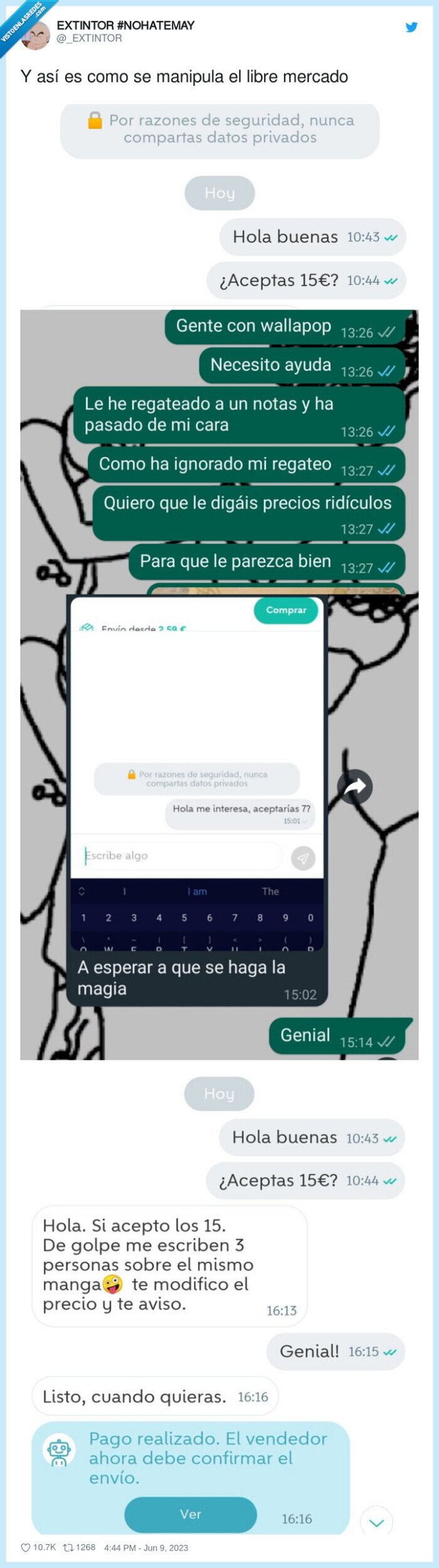 manipula,mercado,libre,wallapop,ventas
