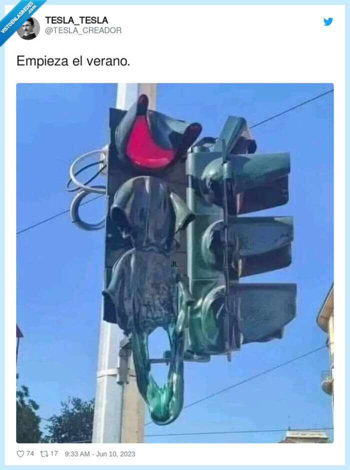 verano,empezar,derretido,semáforo