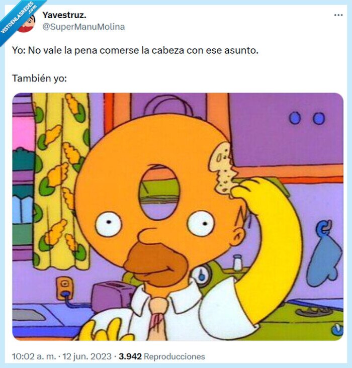 cabeza,comer,los simpson