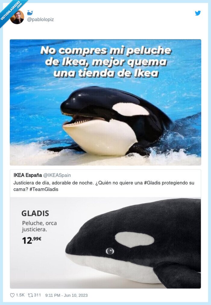 gladis,ikea,quemar,peluche