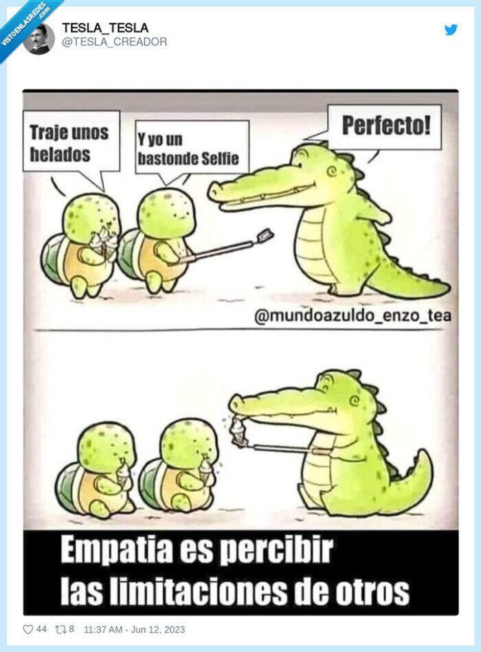 empatia,tortuga,cocodrilo,helado