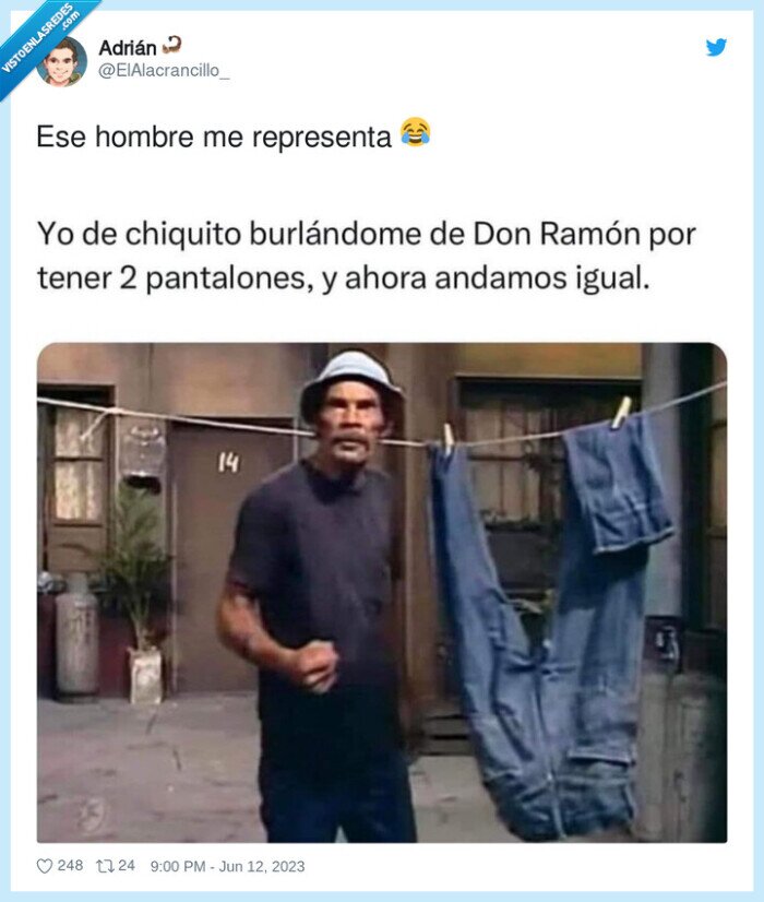 representar,pantalones,don ramon
