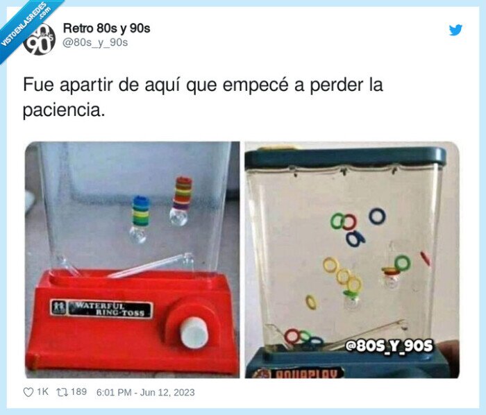 paciencia,juguete,agua,anillas